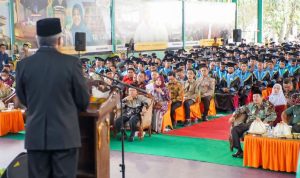 Taufan Pawe Bangga Hadiri Rapat Senat Terbuka Wisuda Sarjana Universitas Muhammadiyah Parepare